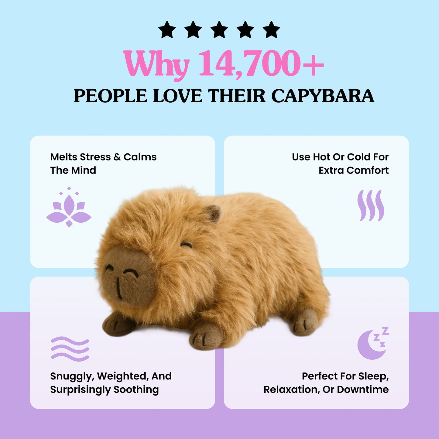 Weighted Animal Plushy
