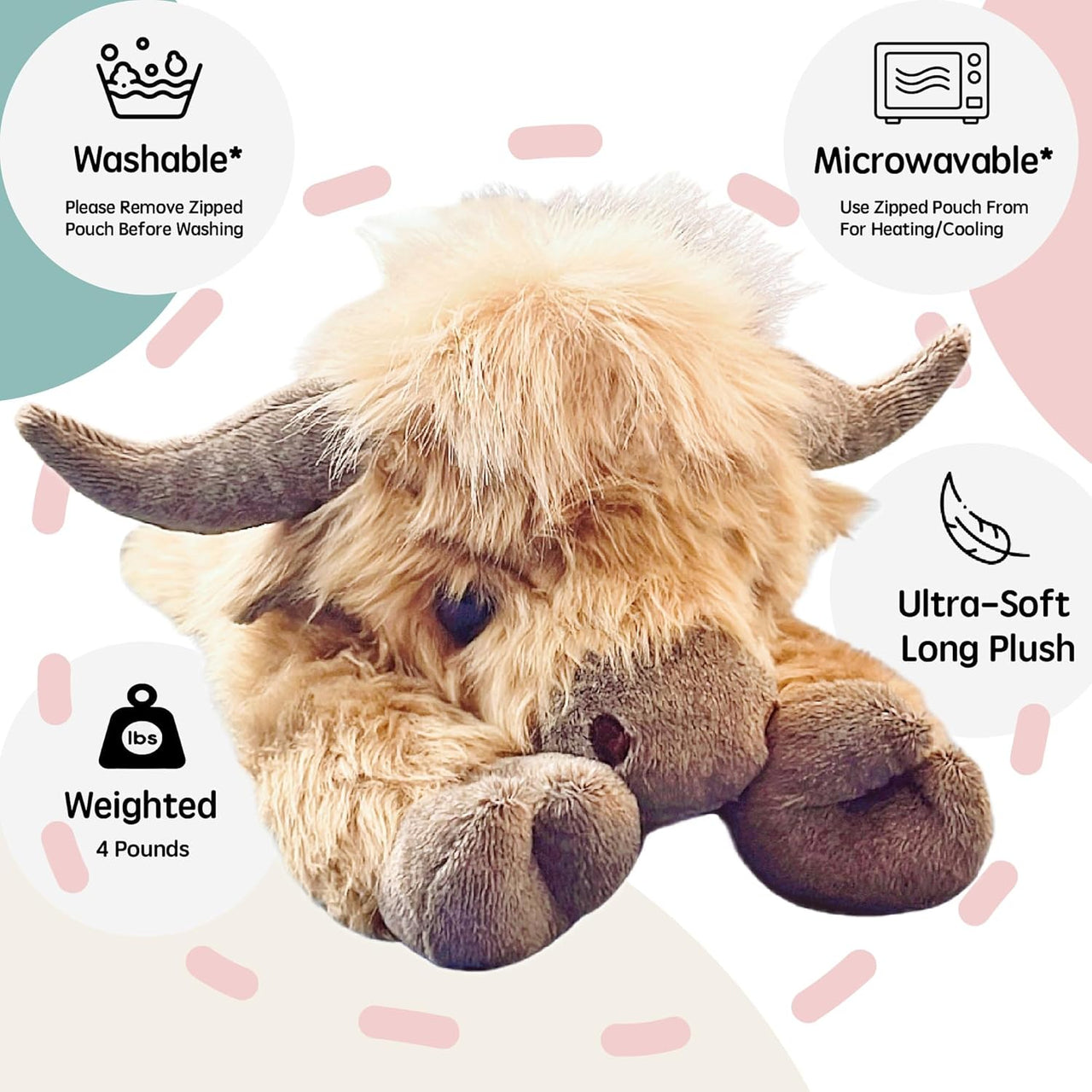Weighted Animal Plushy